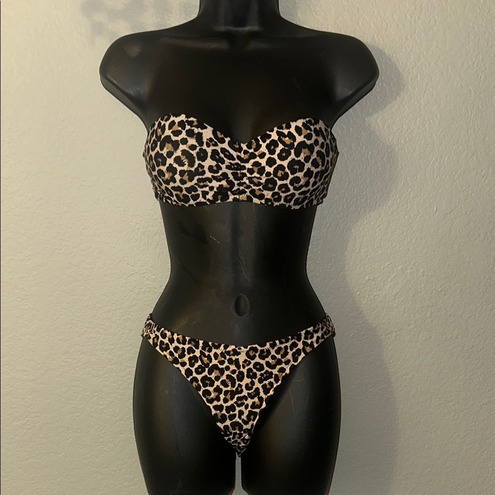 Leopard Print Bikini Set